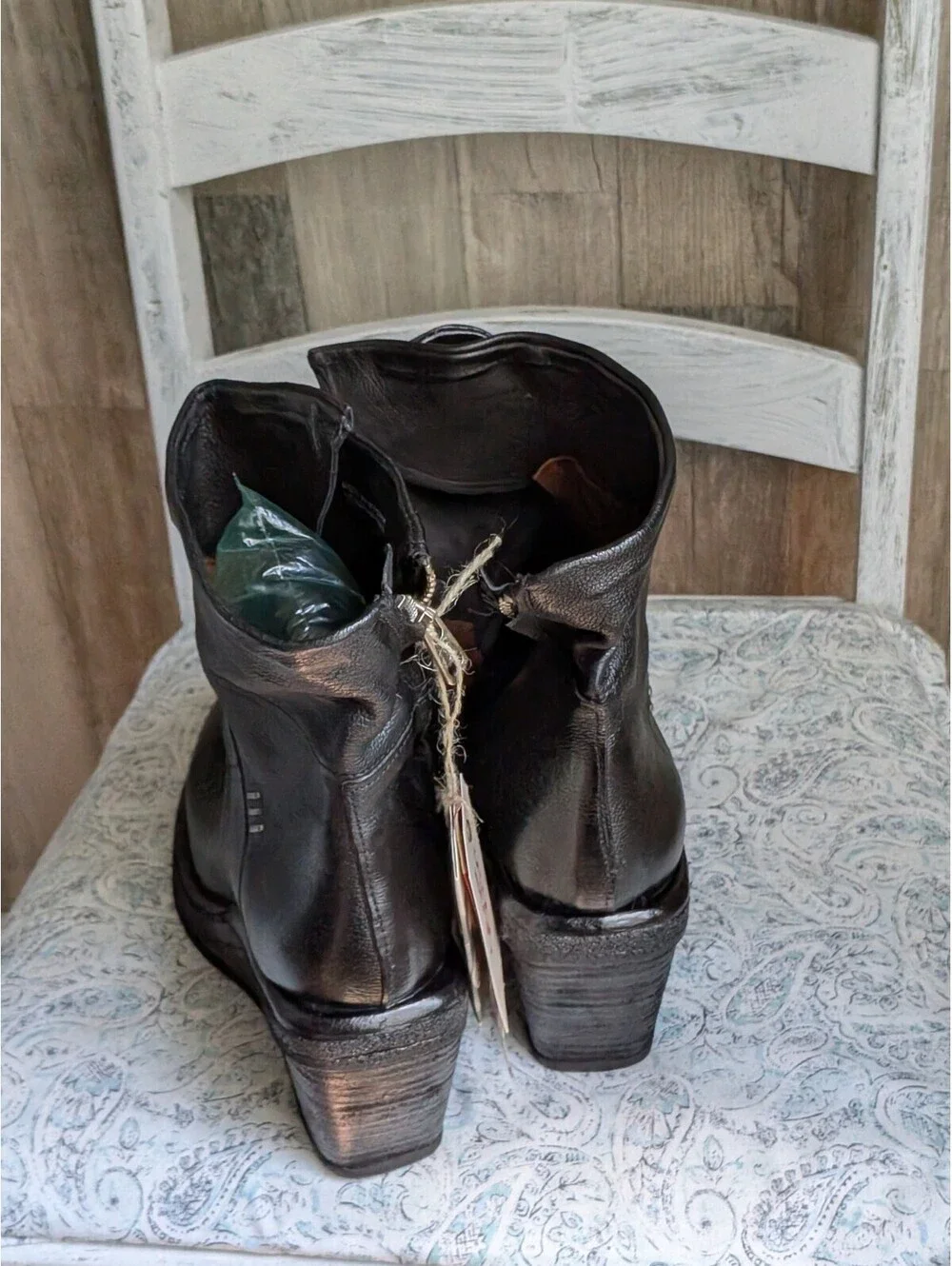 A.s.98 Tremont Leather Boots NWB 11/41